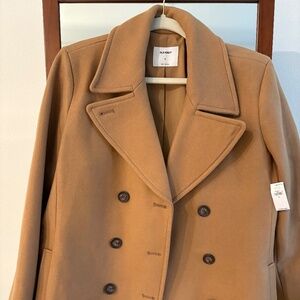 Tan/Camel Peacoat (Brand New)
